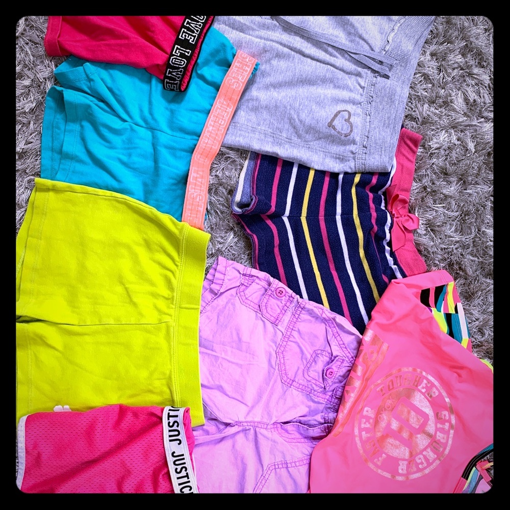 Shorts legging bundle lot 10/12 large girl